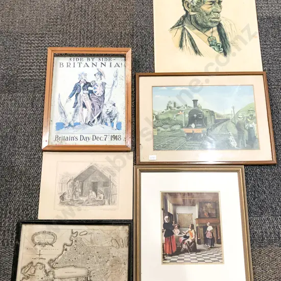 Box of Assorted Artworks