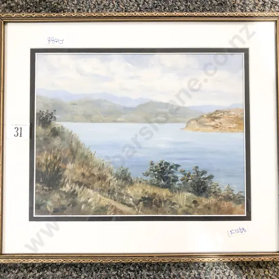 Mrs Langsford - Point Halswel Wellington - Oil on Board