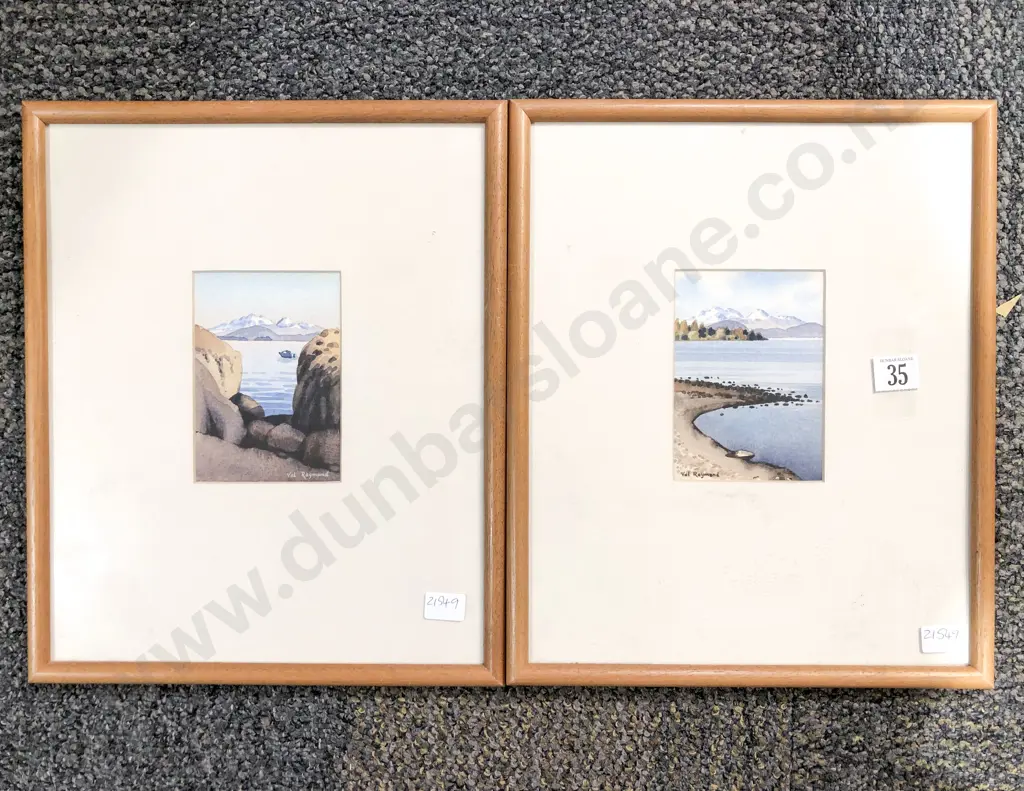 Val Raymond - Pair of Lake Taupo W/C Image 1++
