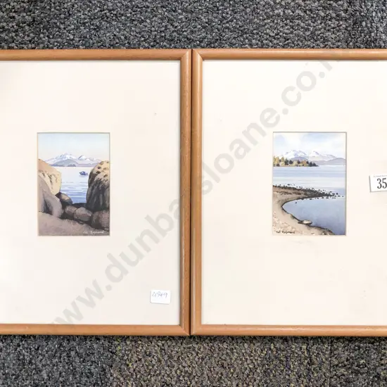 Val Raymond - Pair of Lake Taupo W/C