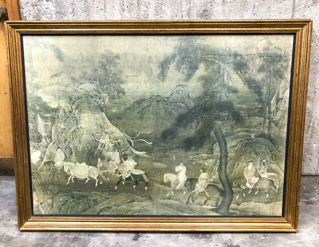 The Tribute Horse - Large Framed Print Image 1++