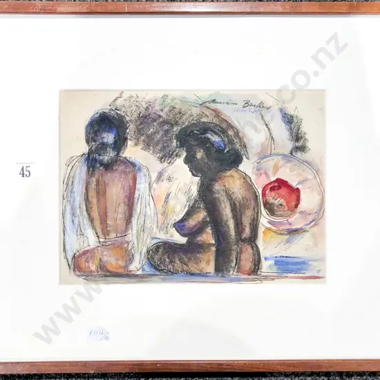 Unknown Artist - Figure Study - Mixed Media
