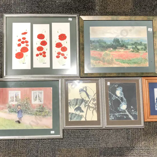 Six Assorted Prints