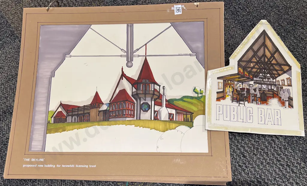 Five Architectural Renderings Image 1++