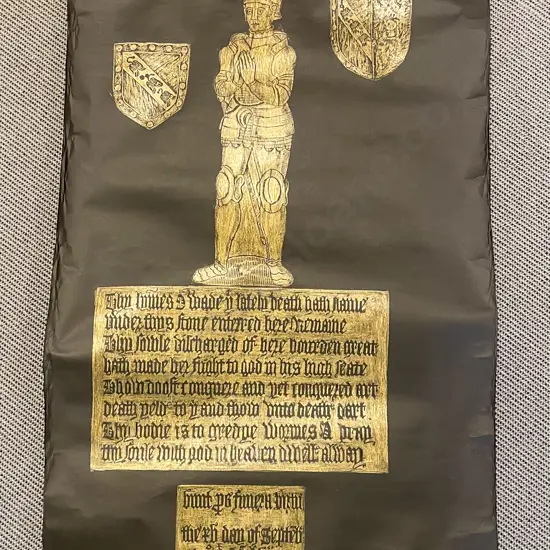 Qty of Assorted Loose Brass Rubbings