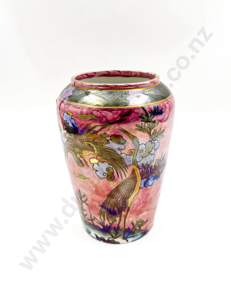 Maling Vase Exotic Bird Pattern #5978E Image 1++