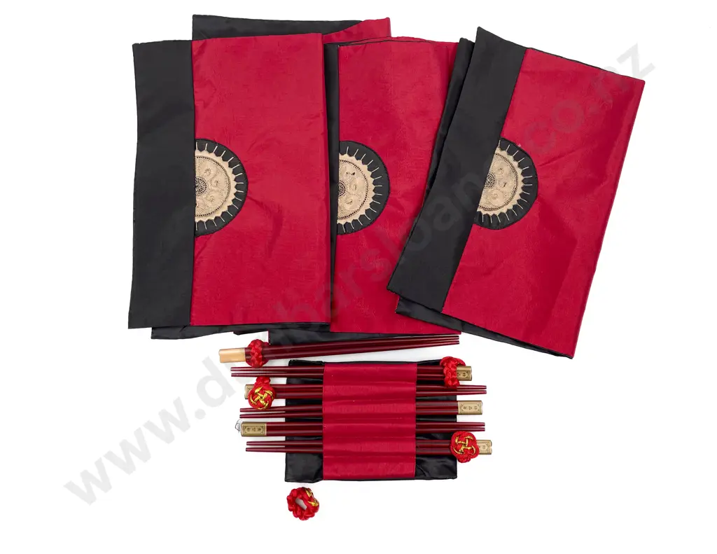 Loose Asian Embroidery together with Assorted Table Linen Image 1++