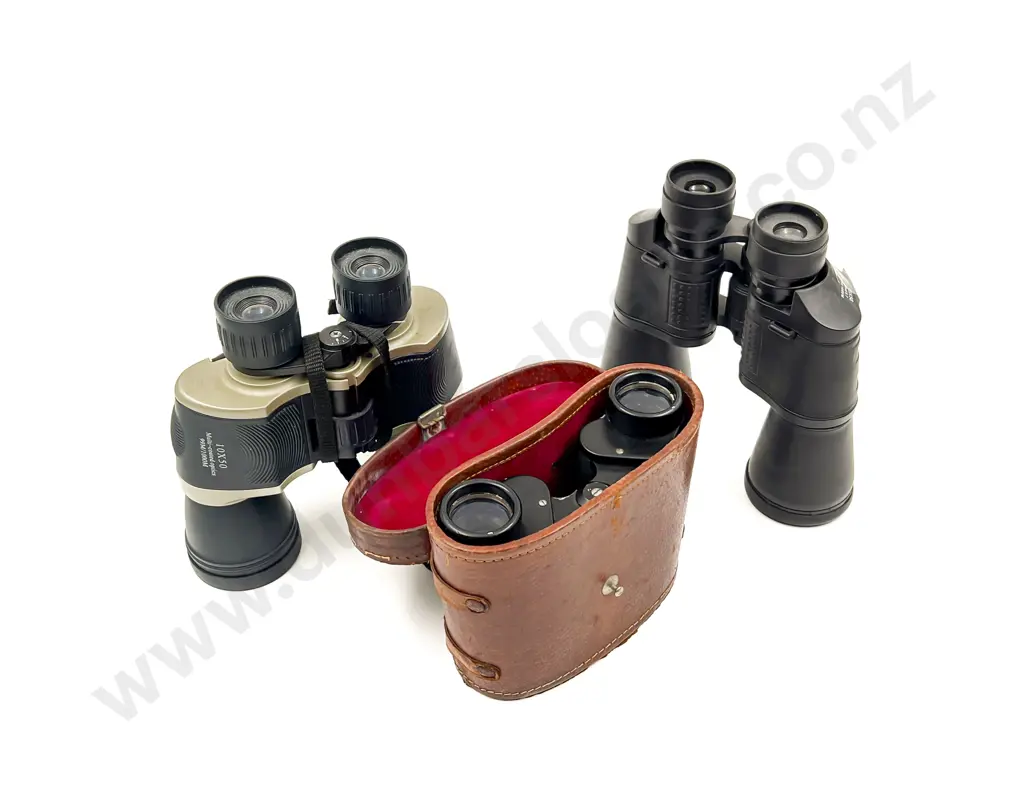 Three Assorted Binoculars Image 1++