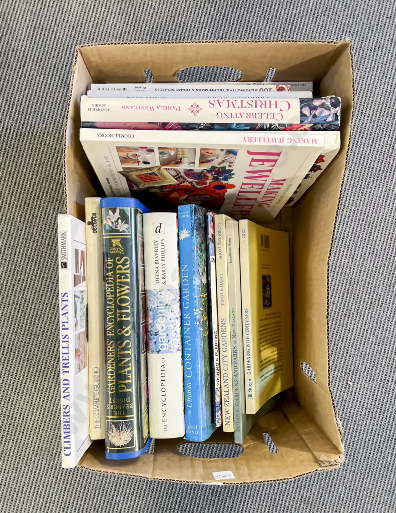 Box Quantity of Assorted Books Image 1++