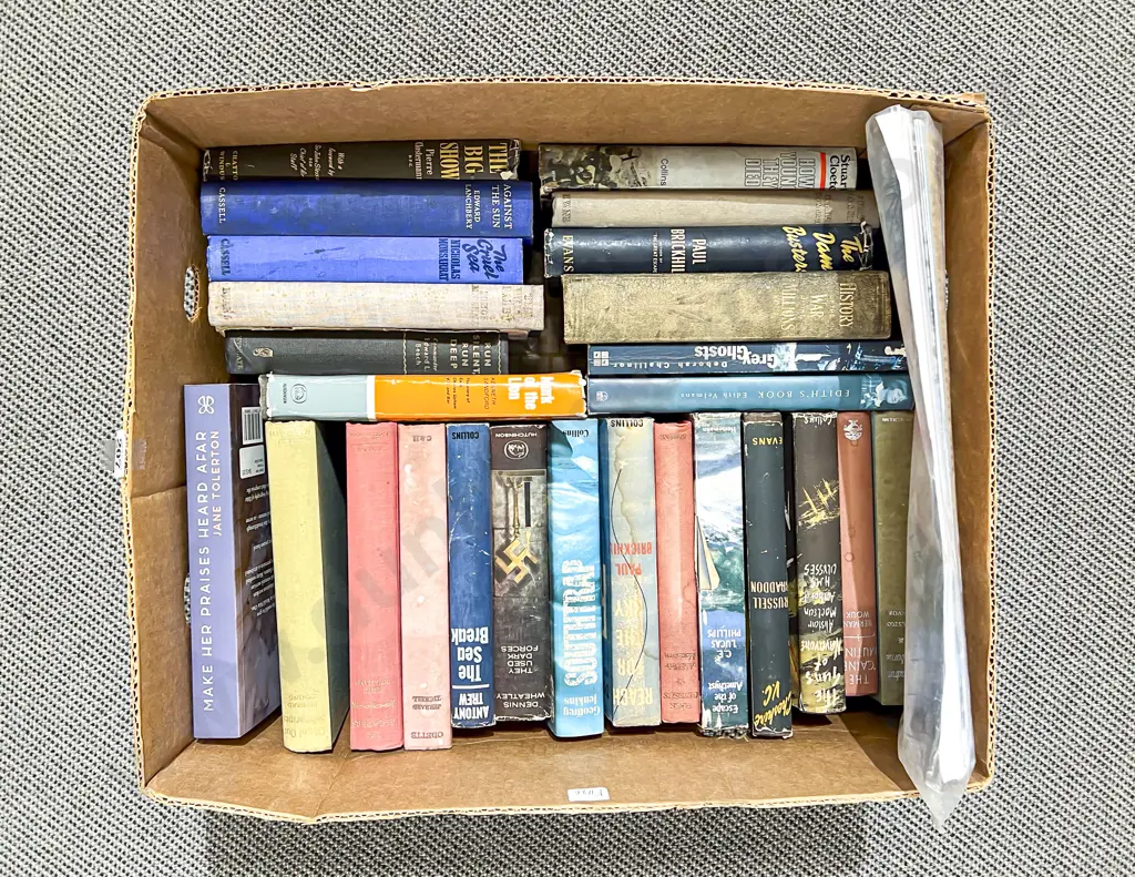 Box Quantity of Assorted Books Image 1++