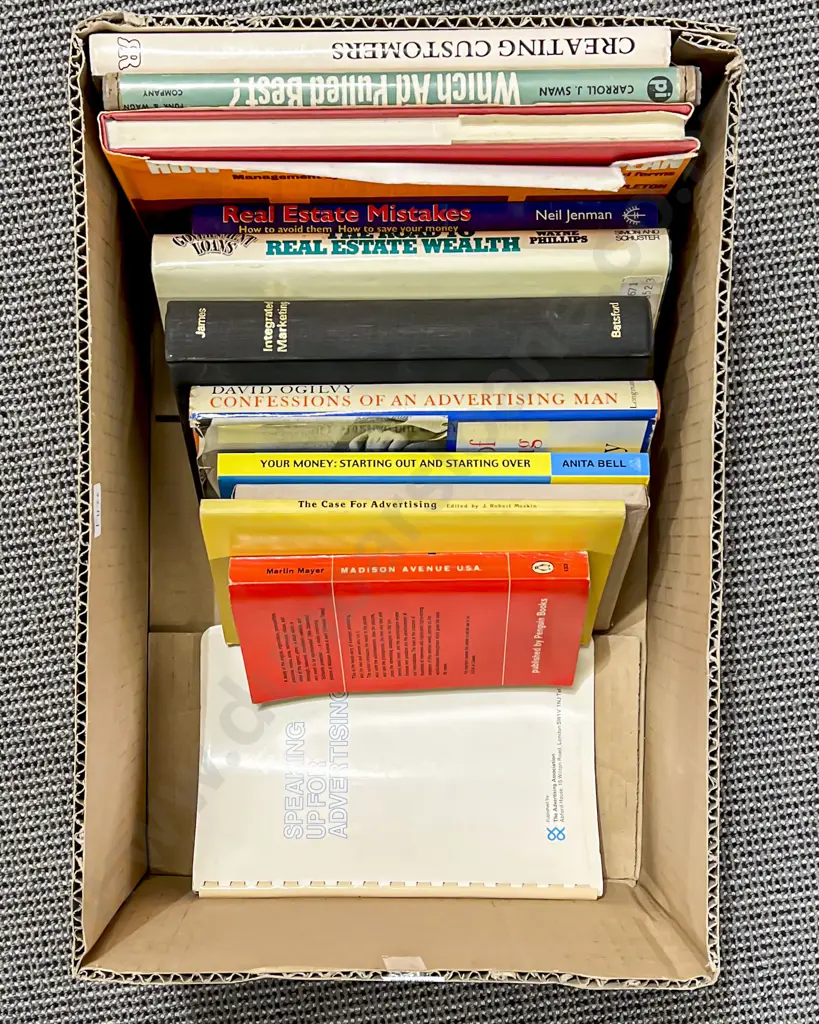 Box Quantity of Assorted Books Image 1++