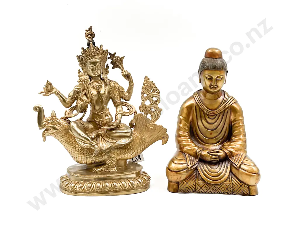 Two Brass Dieties Image 1++