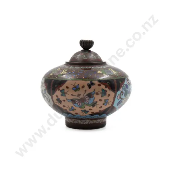 Japanese Cloisonne Potpourri Jar