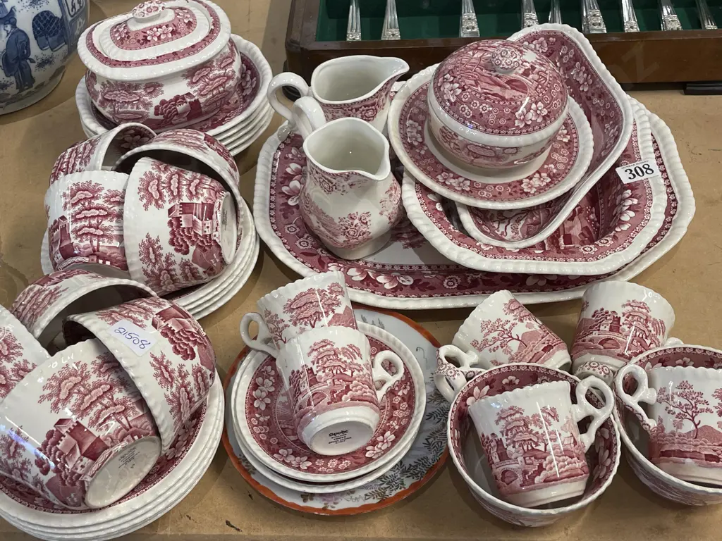Spode "Tower" Pattern Part Dinnerset & Associated Extras Image 1++