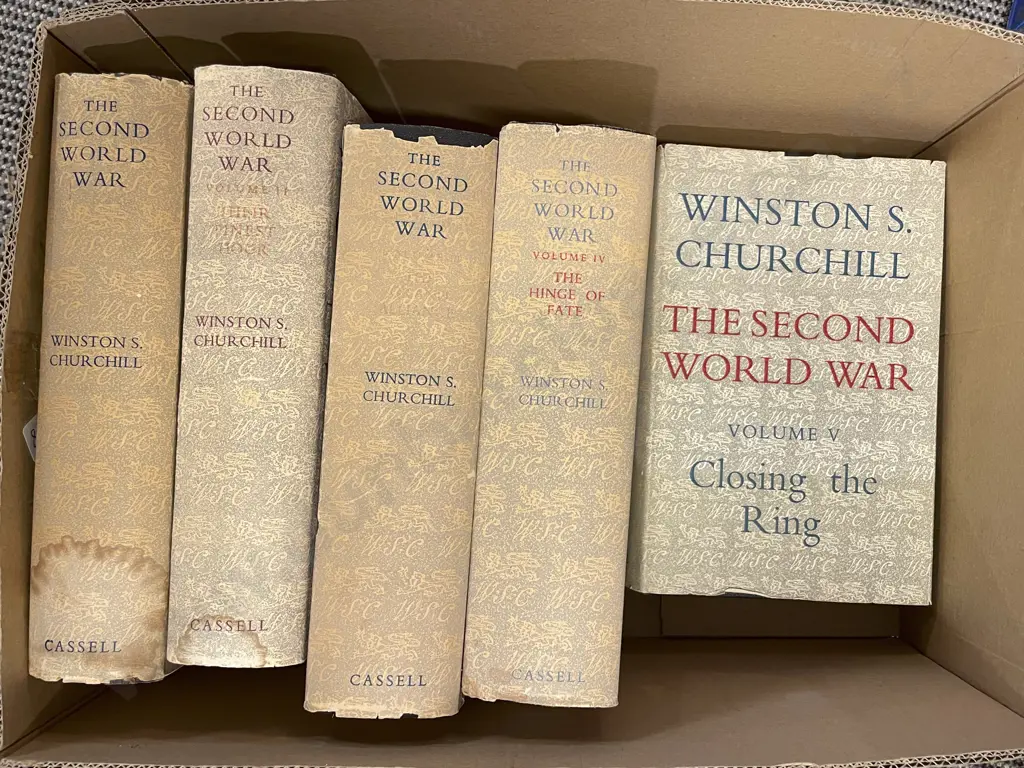 Winston S. Churchill "The Second World War" Vol. 1 - 5 Image 1++