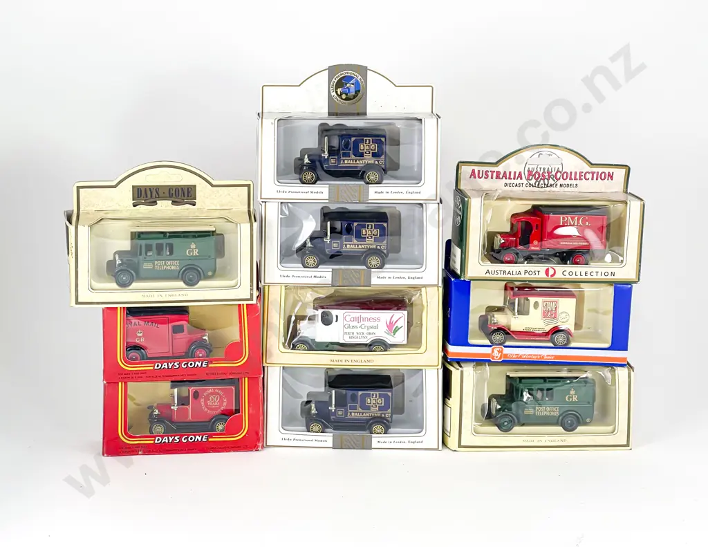 13 Lledo Promotional Models and Famous Stores Four Vehicle Pack Image 1++
