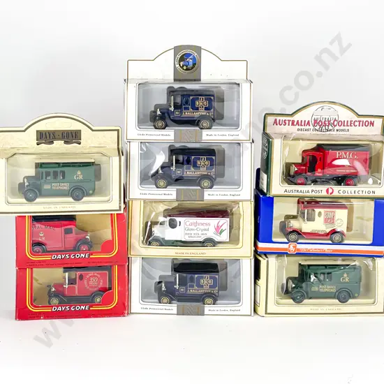 13 Lledo Promotional Models and Famous Stores Four Vehicle Pack