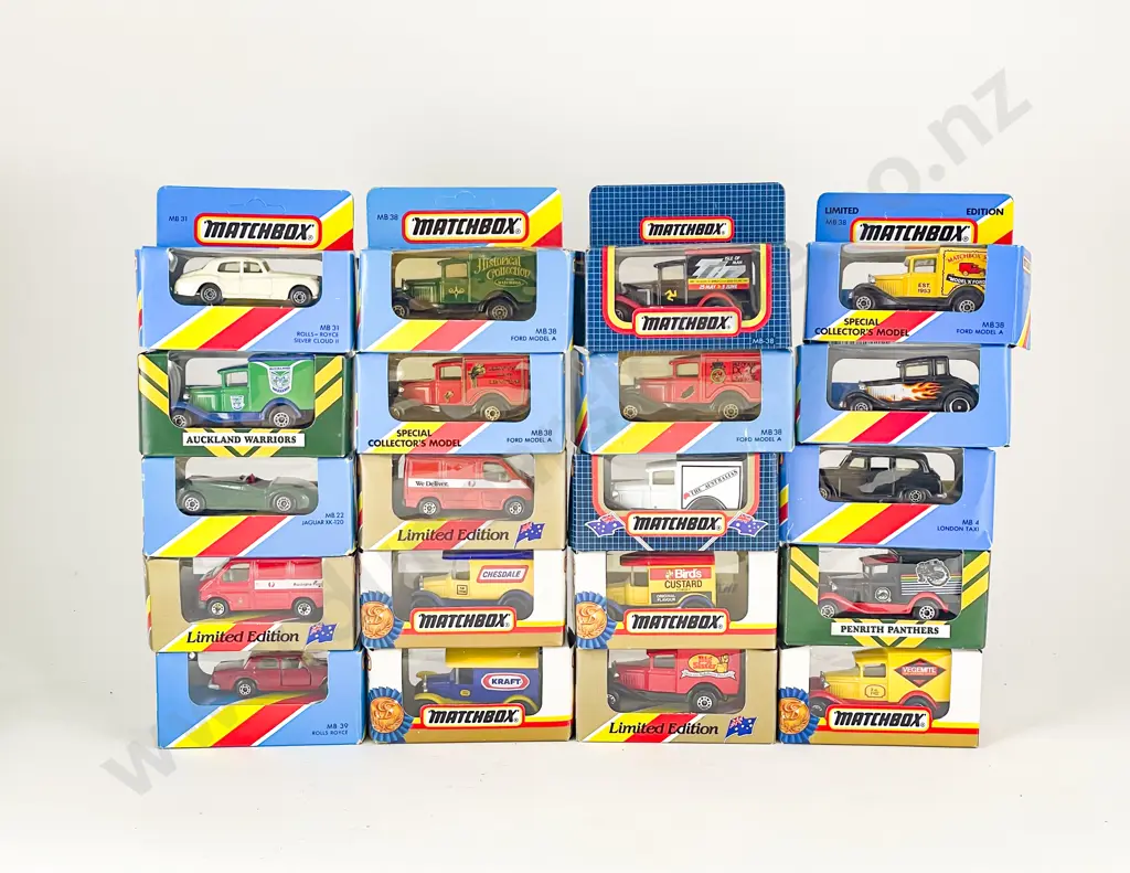 20 Matchbox 1-75 Series MB Window Boxed Promotional Models Image 1++