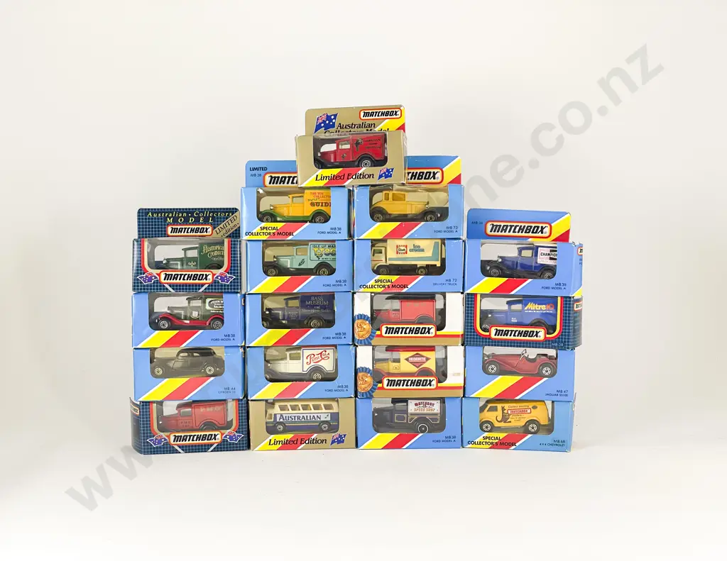 20 Matchbox 1-75 Series MB Window Boxed Promotional Models Image 1++