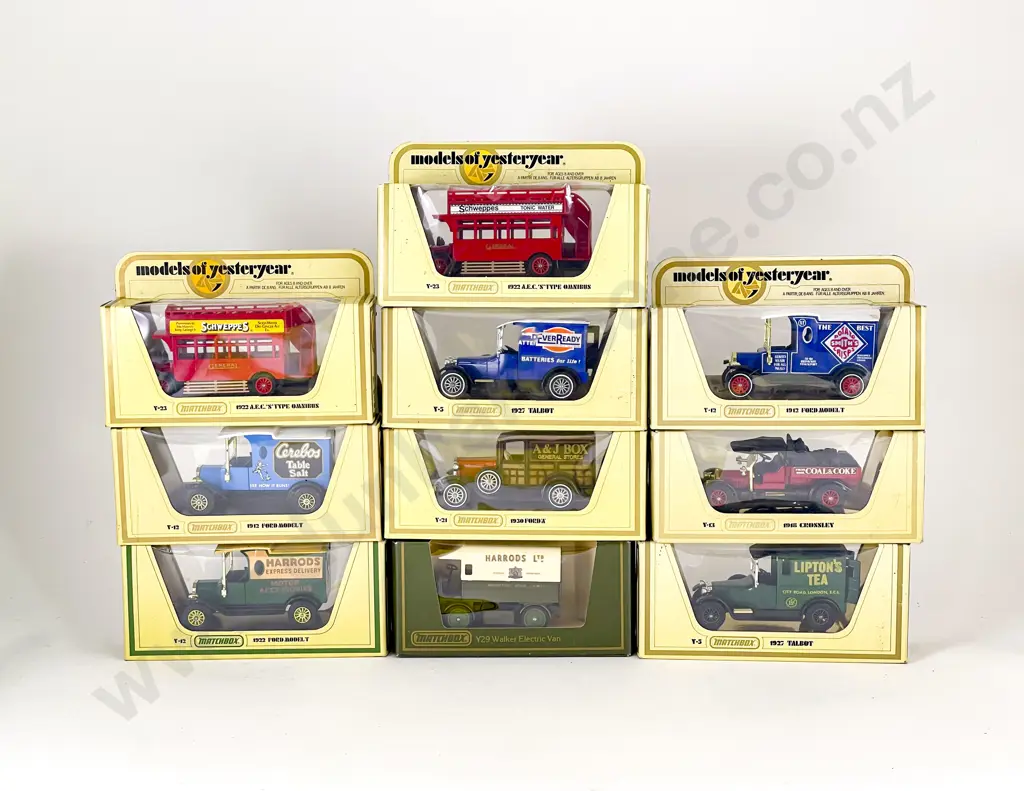 10 Matchbox Models of Yesteryear Window Yellow Boxed Image 1++