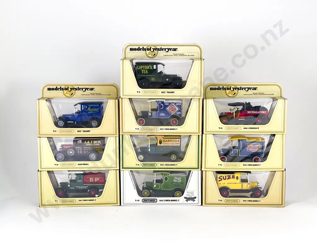 10 Matchbox Models of Yesteryear Window Yellow Boxed Image 1++