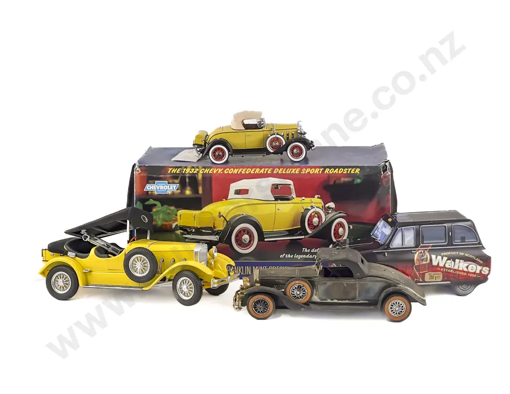 Franklin Mint 1932 Chevy Confederate Deluxe Sport Roadster Boxed Image 1++