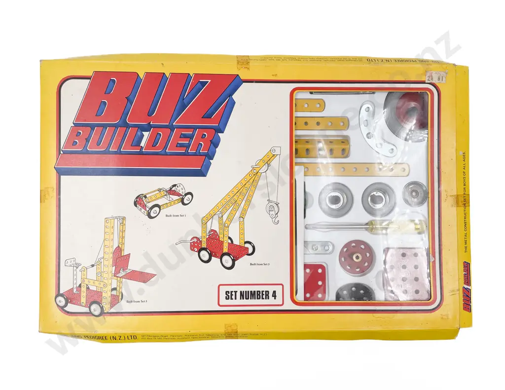 Boxed Lott's Stone Building Bricks and NZ Buz Builder #4 and Warmex Construction Kit Image 1++
