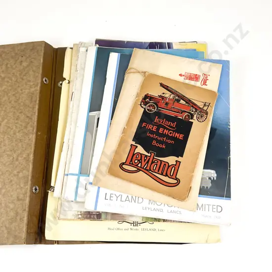 Collection Vintage Leyland Vehicle Advertising and Catalogues
