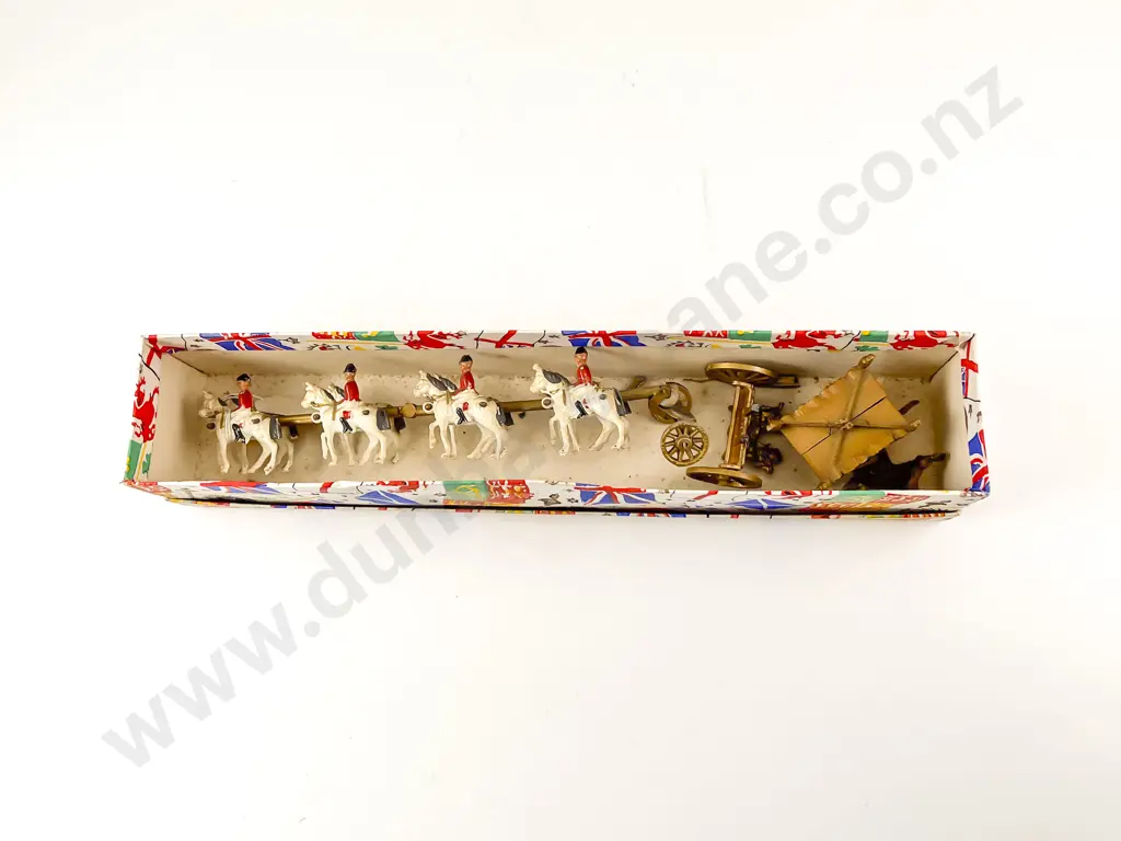 C1953 Crescent Diecast Coronation Coach and Horse (faults) Image 1++
