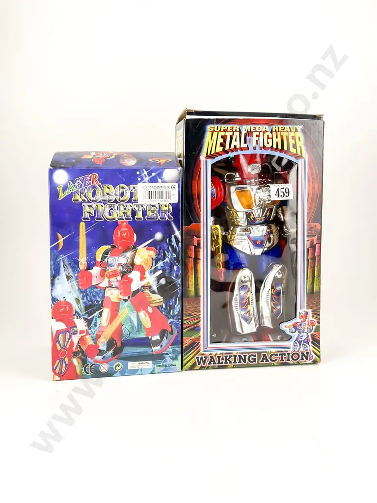 Boxed China Laser Robot Fighter and Metal Fighter Image 1++