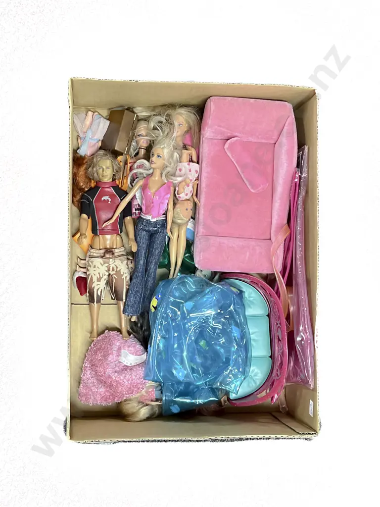 Collection Barbie Dolls and accessories playworn Image 1++