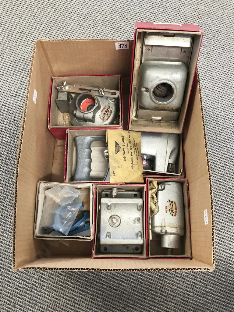 Quantity of Assorted Boxed Tool Parts Image 1++