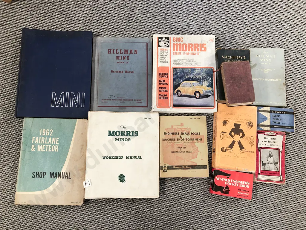 Quantity of Assorted Workshop & Machinery Manuals Image 1++