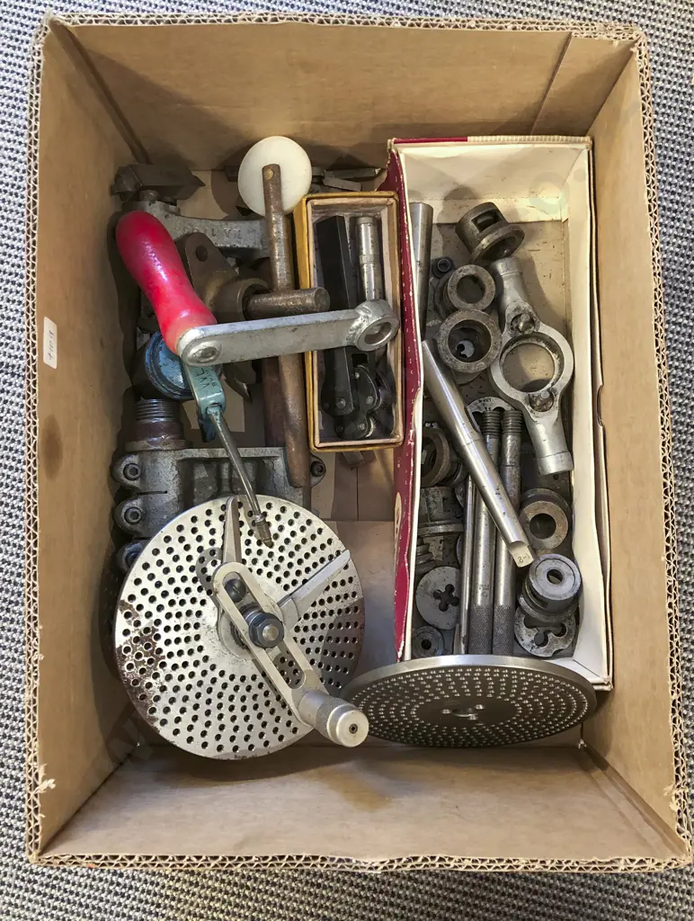 Box Quantity of Assorted Vintage Steel Tools & Accessories Image 1++