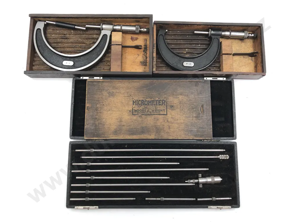 Two Boxed Vintage Micrometers & Other Image 1++