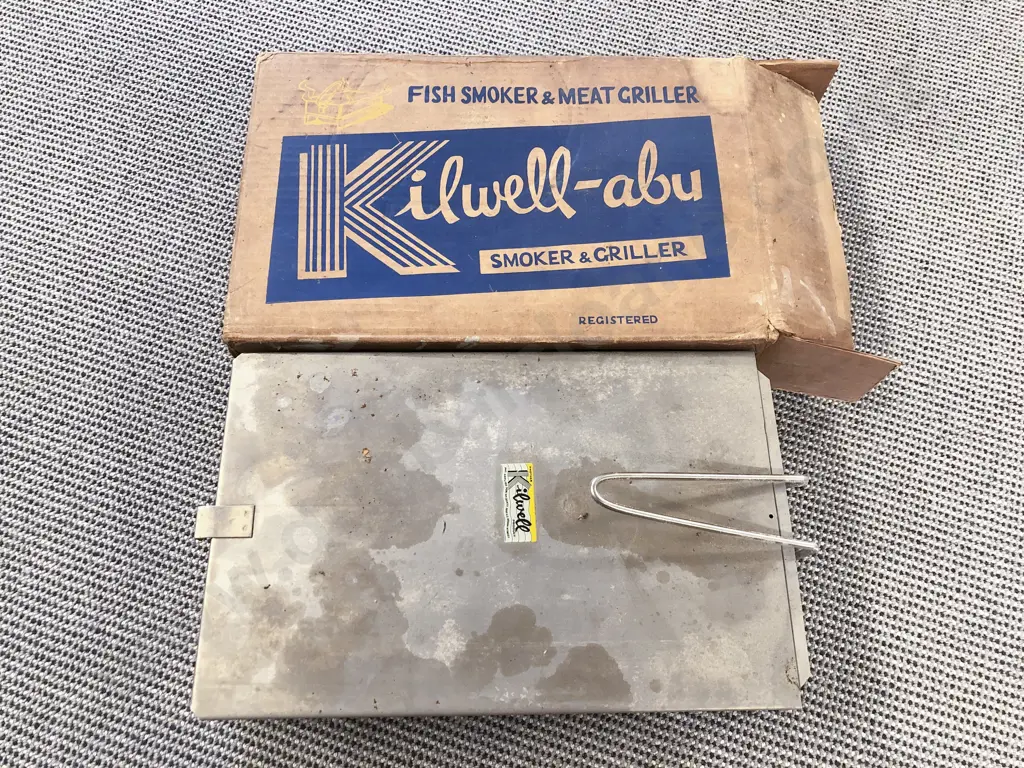 Vintage Kilwell-abu Fish Smoker & Meat Griller in Original Box Image 1++