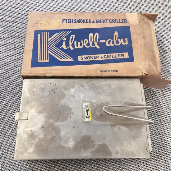 Vintage Kilwell-abu Fish Smoker & Meat Griller in Original Box
