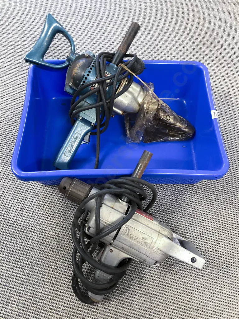 Two Heavy Duty Power Drills incl Black & Decker Image 1++