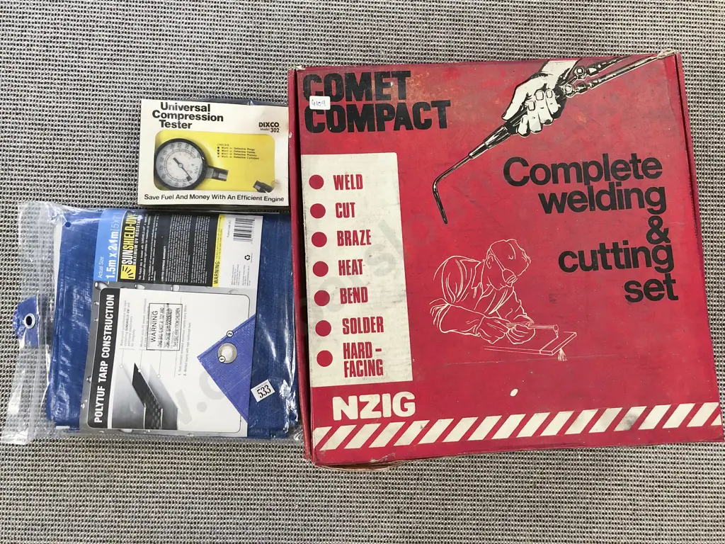 Boxed Vintage Comet Welding & Cutting Set with Two Others Image 1++