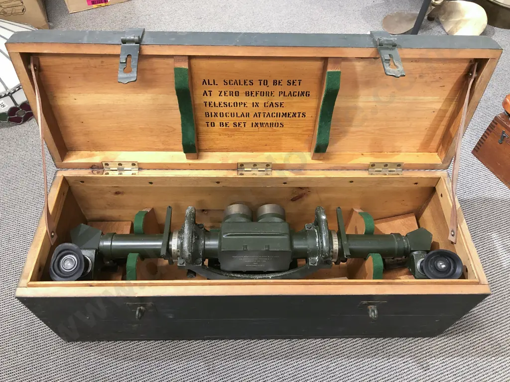 1940 Military Cased Telescope Identification AA MkIII VDO428 Image 1++