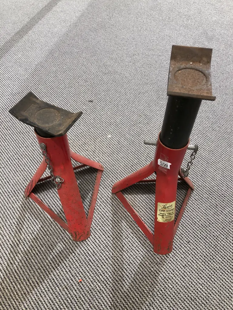 Pair of Vintage Car Stands Image 1++