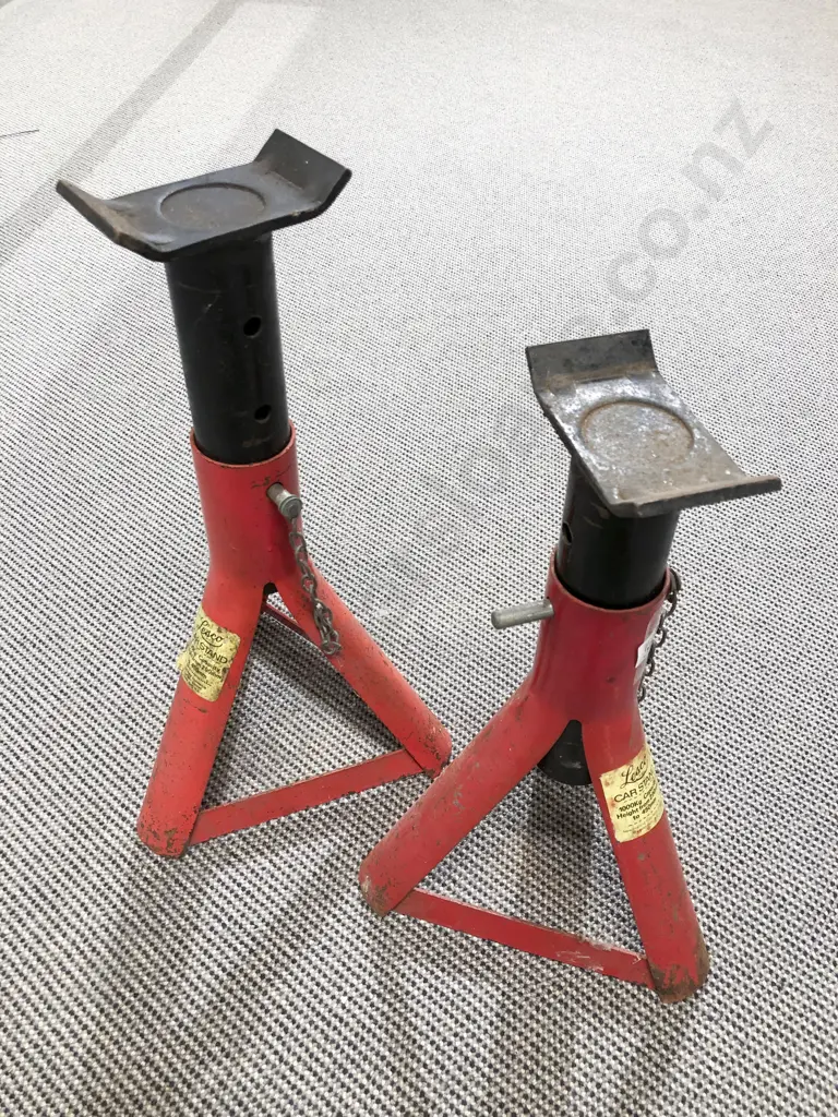 Pair of Vintage Car Stands Image 1++