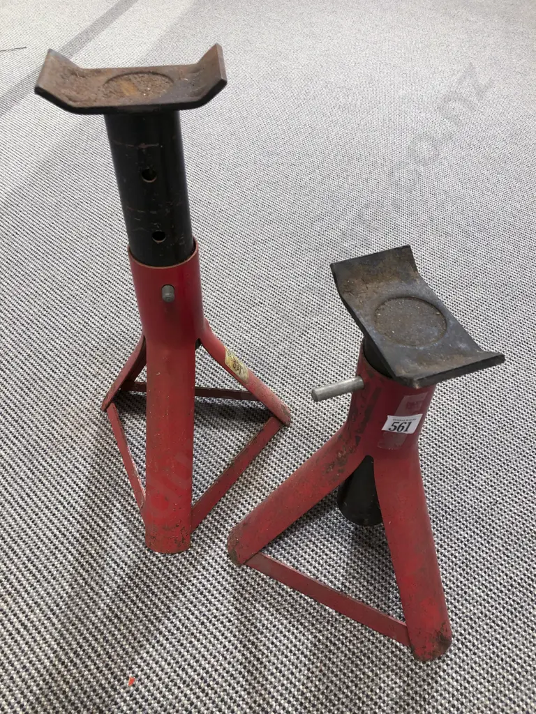Pair of Vintage Car Stands Image 1++