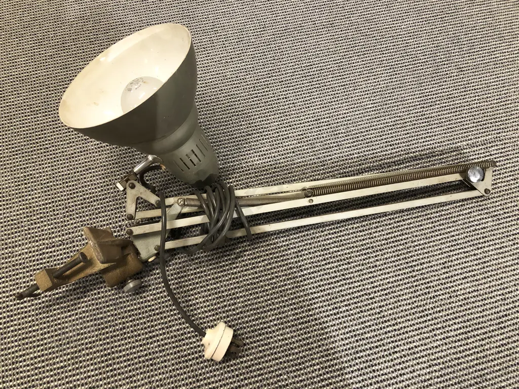 Vintage Superlux Anglepoise Clamp Lamp Image 1++