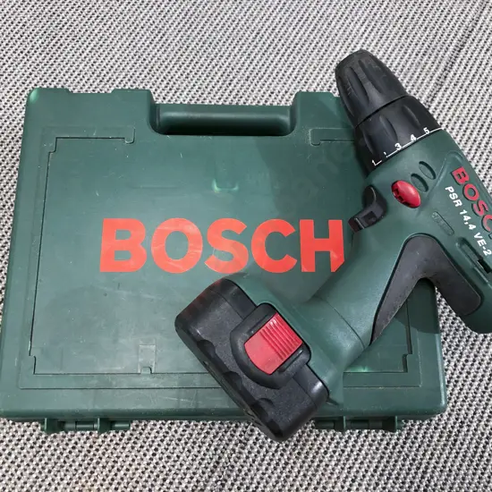 Cordless Bosch Drill in Case