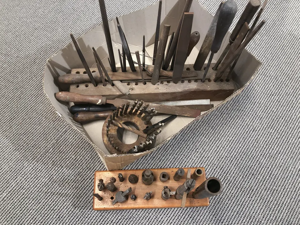 Quantity of Assorted Vintage Drill Bits with Files etc Image 1++