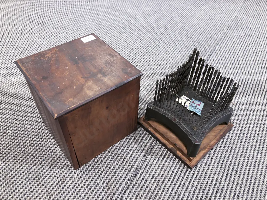 Vintage American Drill Bit Set with Case Image 1++