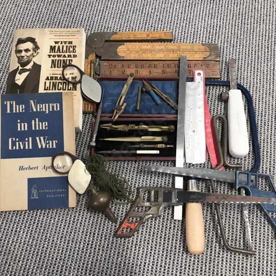 Quantity of Assorted Vintage Tools & Measuring Implements etc