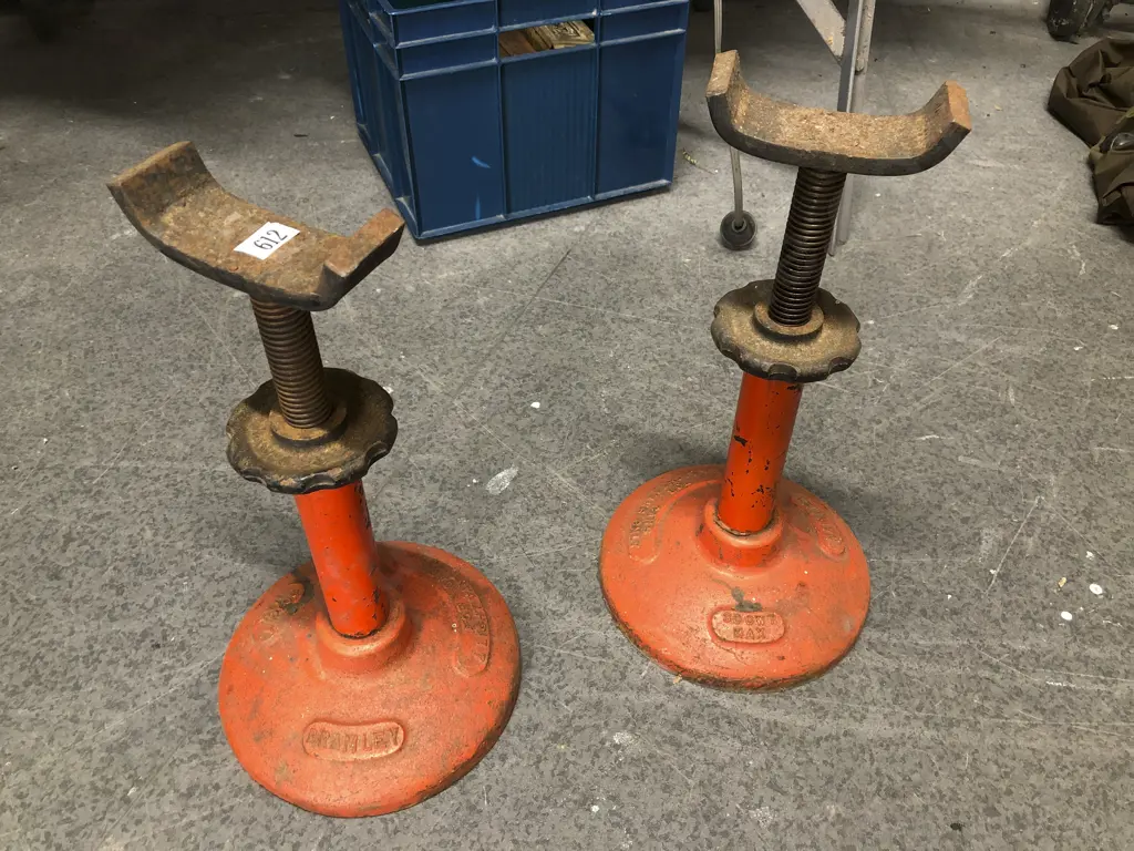 Pair of Vintage Car Stands Image 1++
