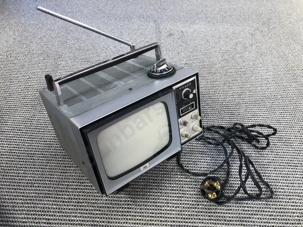 Vintage Sharp 6" Micro TV Image 1++